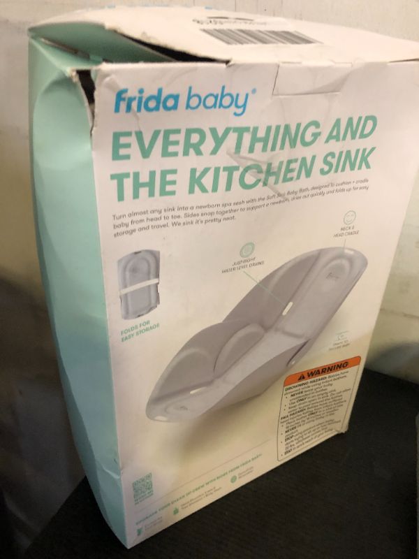 Photo 1 of Frida Baby Soft Sink Bath, Sink Bather, Easy to Clean Bather That Supports Baby's Head