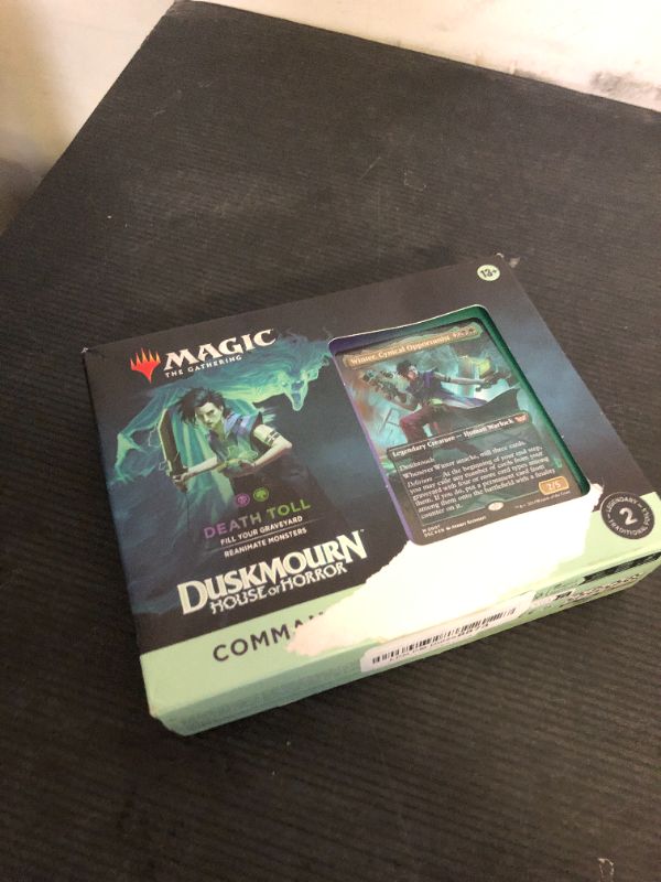 Photo 1 of Magic: The Gathering Duskmourn: House of Horror Commander Deck - Death Toll***sealed**