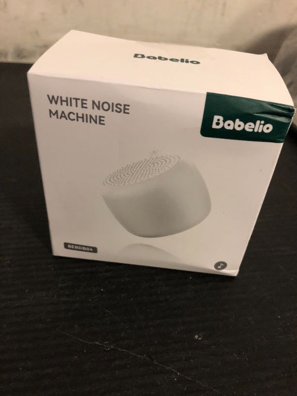 Photo 1 of Babelio White Noise Sound Machine for Adults Kids Baby, Travel Sound Machine for Sleep, Mini and Portable, 15 Non-looping Sounds, Timer, Memory Function, Easy to Pocket and Travel White