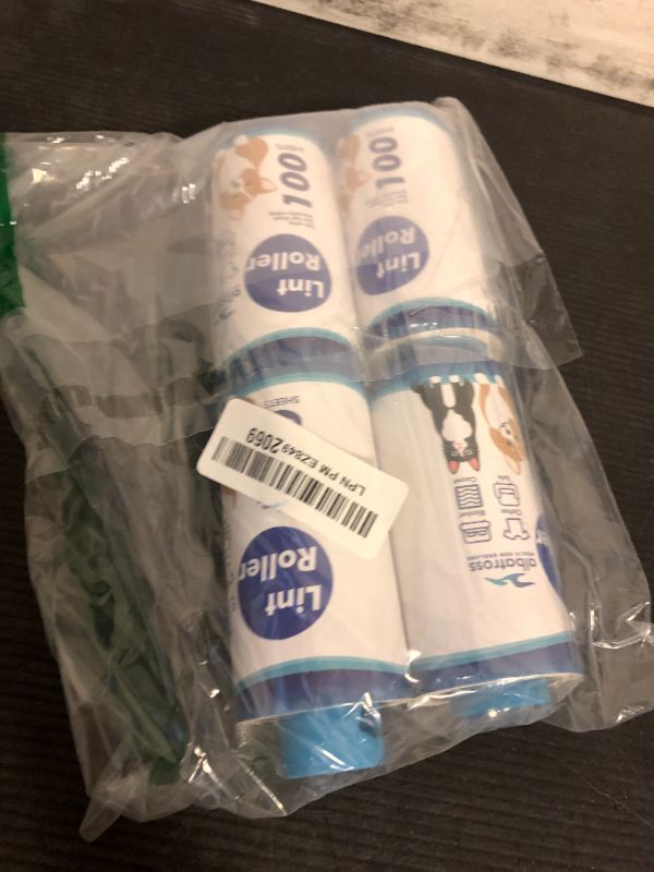 Photo 1 of Extra Sticky Lint Roller, Mega Value Set 400 Sheets for Pet Hair Removal, Dog and Cat Lint Remover for Clothes, Furniture, Carpet
