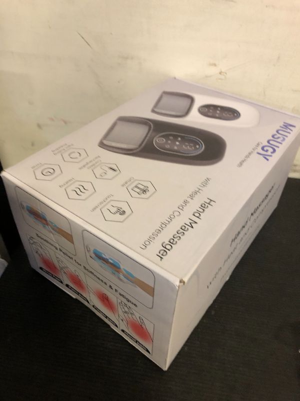 Photo 1 of Hand Massager with Heat and Compression : Full-Hand and Wrist Coverage with Touchscreen & Palm Roller – Designed for Daily Comfort at Home, Office, or Travel