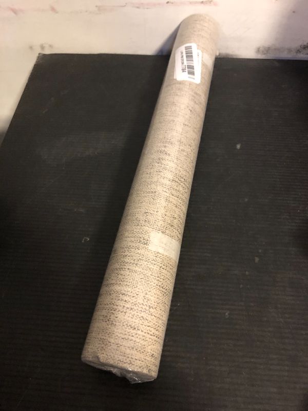 Photo 1 of WADILE Grasscloth Peel and Stick Wallpaper 15.7in x 196.8in, Textured Contact Paper for Cabinets, Faux Linen Wall Paper Pull and Stick, Fabric Vinyl Wallpaper Self Adhesive Gray Yellow