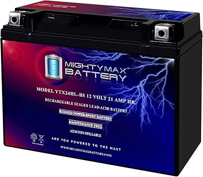 Photo 1 of Mighty Max Battery YTX24HL-BS 12V 21AH Battery for Yamaha 1200 XVZ12 Venture/Royale 83-85
