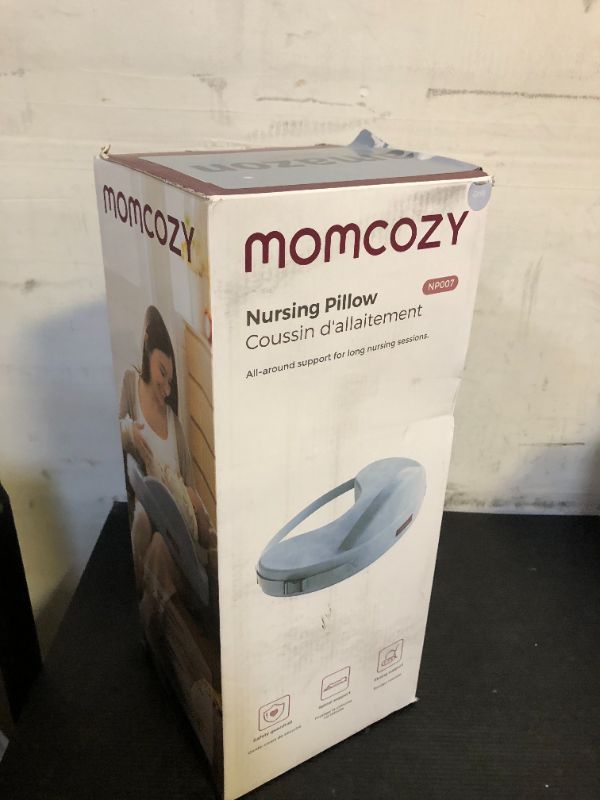 Photo 1 of Momcozy Exclusive Memory Foam Nursing Pillow - Pioneering Safety Fence-Plus Size Breastfeeding Pillow for Ergonomic Comfort & Support-Easier and Healthier Nursing - Fit for All, Removable Cover