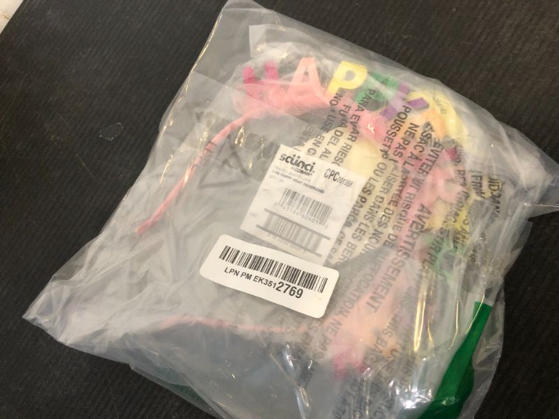 Photo 1 of Scunci by Conair Birthday headband- Birthday girl head band- Birthday gifts for women or girls - Bright colors w/ tulle - 1 Count