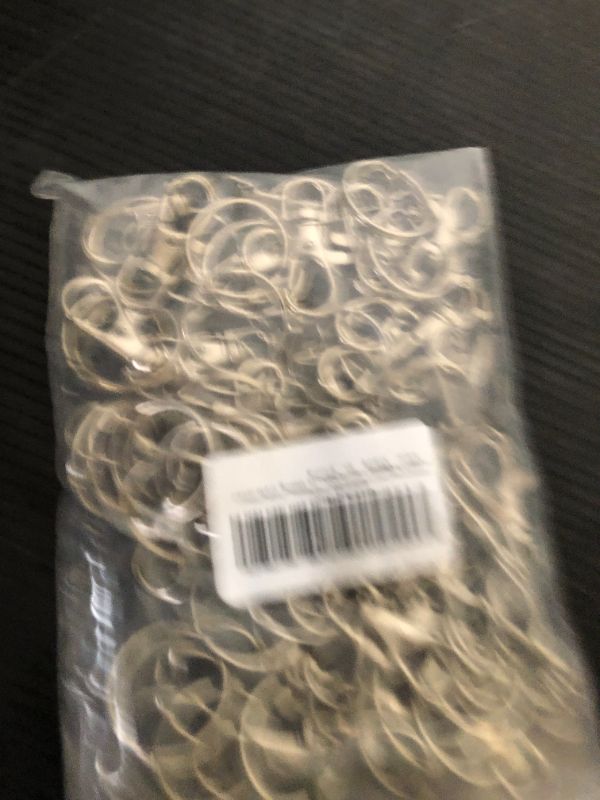 Photo 1 of HXSEMAYIG 100PCS Keychain Hooks with Key Rings,Metal Swivel Lobster Claw Clasps, for Keychain Clip Lanyard, Jewelry Making, Crafts (Silver)