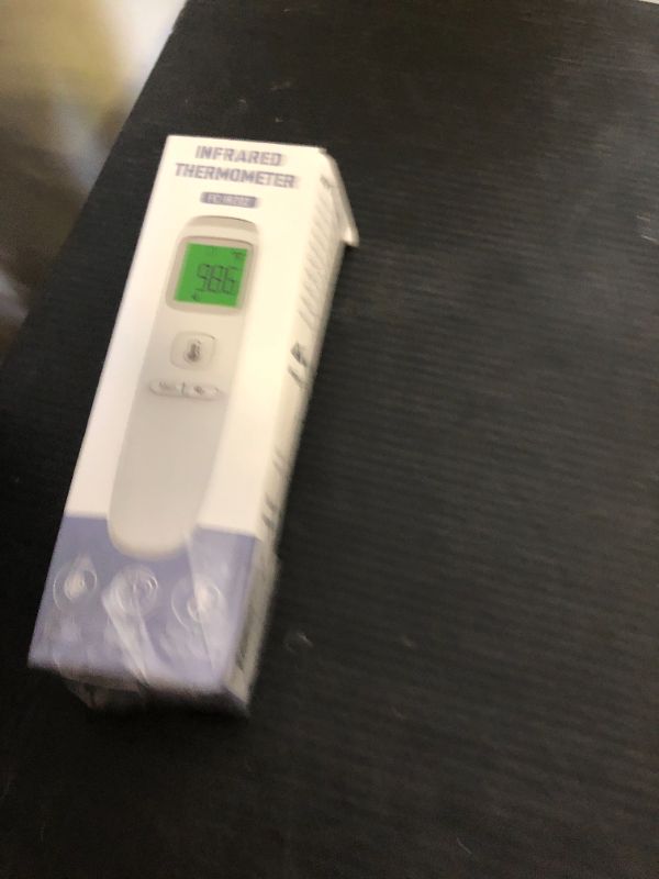 Photo 1 of No-Touch Thermometer for Adults and Kids, Accurate Digital Baby Thermometer, Fever Alarm & Silent Mode, 2 in 1 Forehead & Object Mode