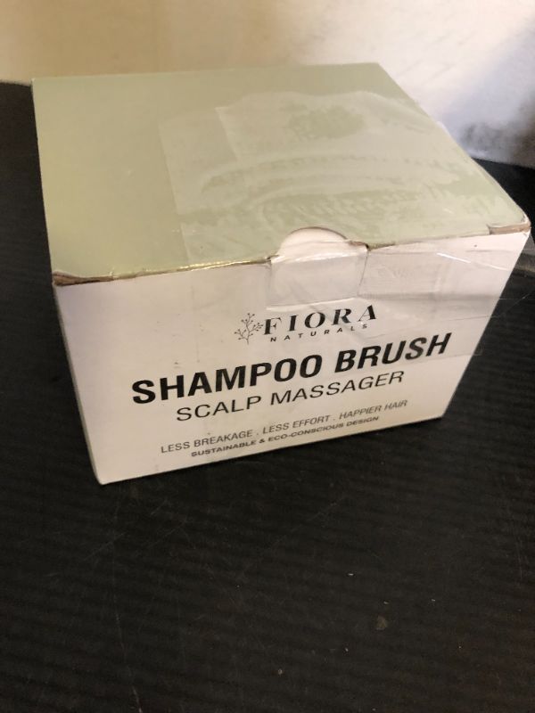 Photo 1 of Fiora Naturals Scalp Massager Shampoo Brush - Silicon Scrubber & Exfoliator for Dandruff Removal and Hair Growth, Brush for Wet & Dry Hair, for Men, Women, Kids - BPA Free