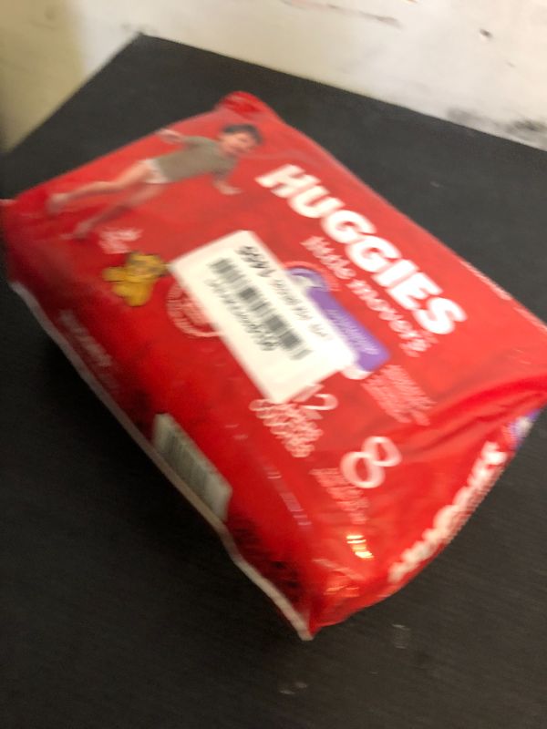 Photo 1 of Huggies Size 8 Diapers, Little Movers Baby Diapers, Size 8 (46+ lbs), 12 Ct, Packaging May Vary