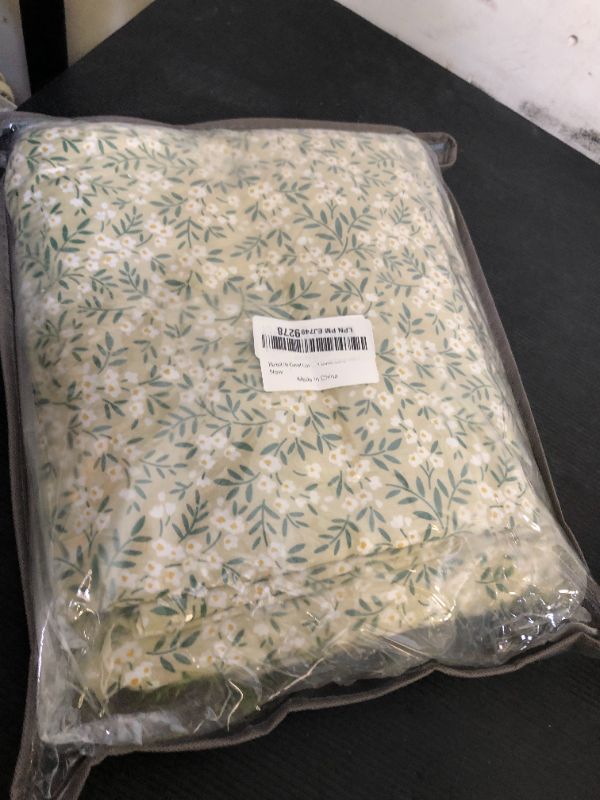 Photo 1 of HoneiLife Duvet Cover King Size - 100% Cotton Comforter Cover Floral ,Light Green Duvet Cover with Zipper Closure and Corner Ties,3pcs Wildflower Comforter Cover Sets- Lively Spring