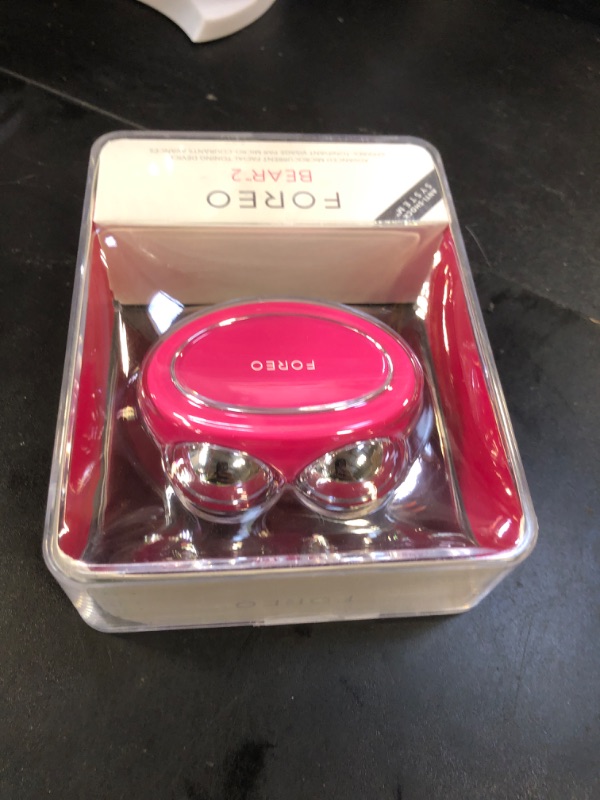 Photo 1 of FOREO Bear 2 Advanced Toning Microcurrent Facial Device -Face Sculpting Tool - Firm & Contour - Non-Invasive - Increases Skin Care Absorption - Fuchsia