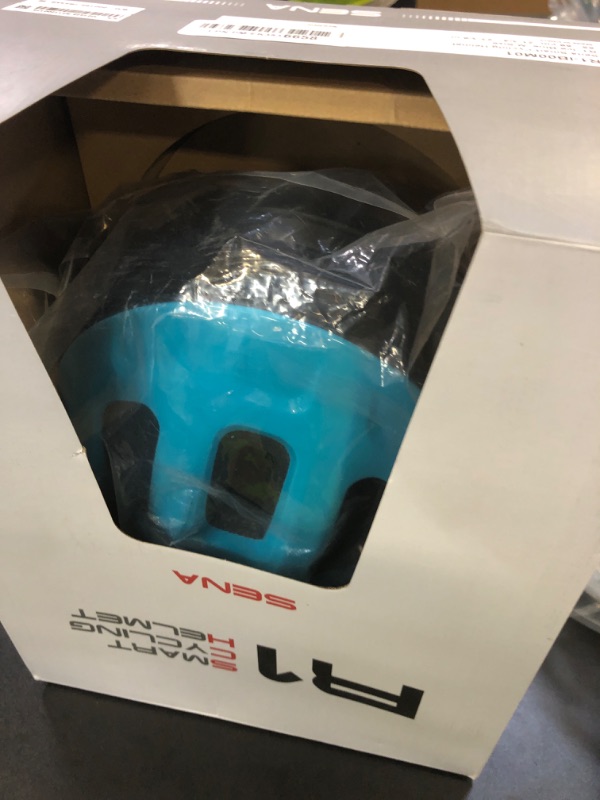 Photo 1 of Sena R1 Smart Cycling Helmet (Ice Blue, Medium)