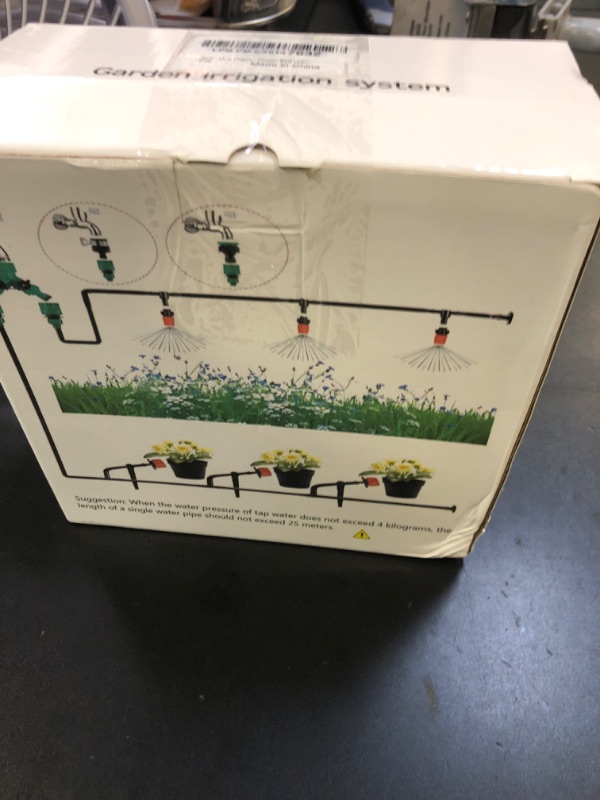 Photo 1 of Drip Irrigation System for Watering Garden: 65FT Hydroponic Misting Device Kit with Tubing Hose for Potted Plants Outdoor Indoor Greenhouse Patio Raised Growing Flower Bed Lawn Tree
