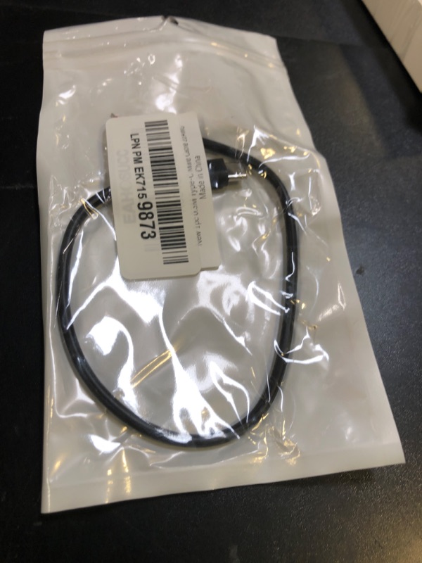 Photo 1 of EAHOSUCC 0.3M/1FT 22AWG USB Type C Male Pigtail,5V 3A Singe USB C to 2 Pin Bare Wire Open End Cable Cord DIY for USB C Equipment Installed(Red & Black 2 Wire)