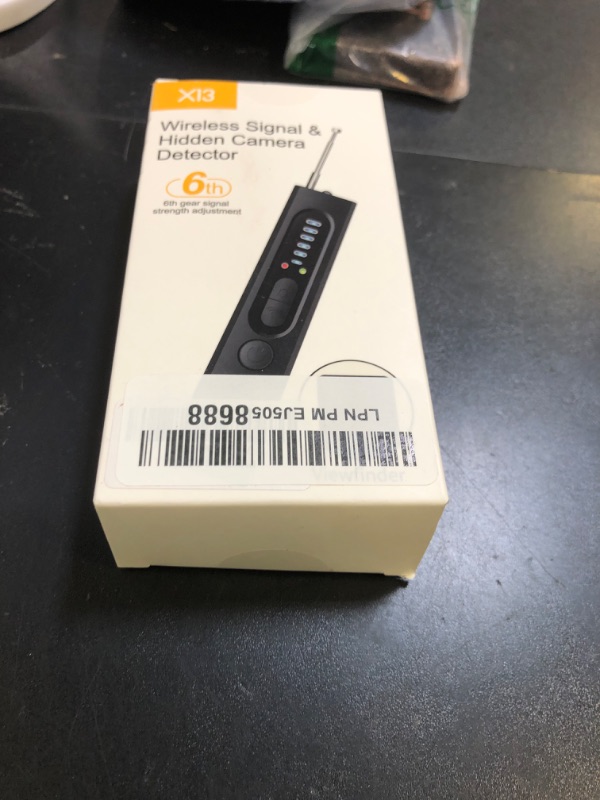 Photo 1 of Hidden Camera Detectors, Listening Device Detector, GPS Tracker Detector, Anti-Spy Detector, Bug Detector Electronic Sweeper, RF Signal Detector, 5 Levels Sensitivity 4 Modes, 30H Working Time Black