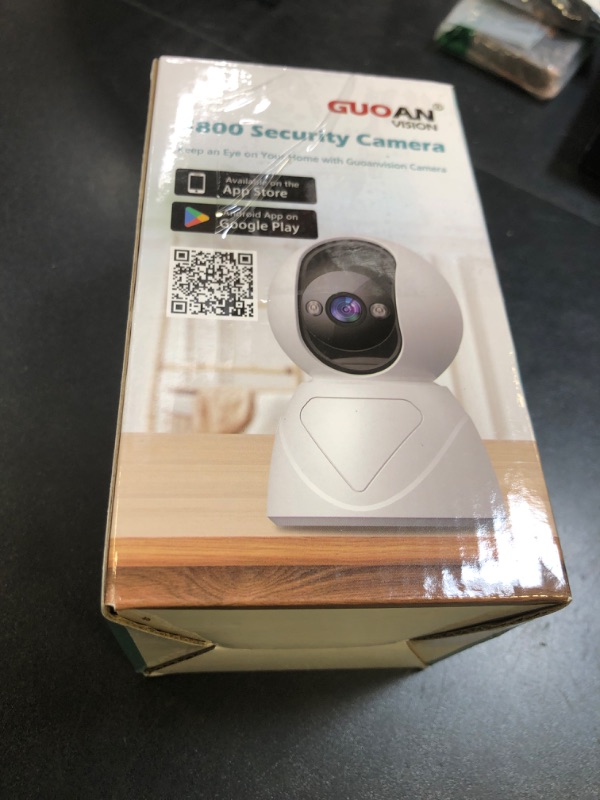 Photo 1 of GUOANVISION Indoor Pan/Tilt Security Camera, 5G WiFi Home Cameras for Baby Monitor/Pet Camera, Auto-Focus and Zoom, Motion Detection, 2-Way Audio, Siren, Color Night Vision, Cloud & SD Card Storage
