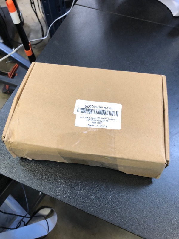 Photo 1 of 24V Power Supply, 24 Volt 2A 48W LED Power Supply Adapter, AC 100-240V to DC 24V Converter Transformer for LED Strip Lights, Wall Plug Power Supply with 5.5/2.1 DC Female Connector (5 Pack)