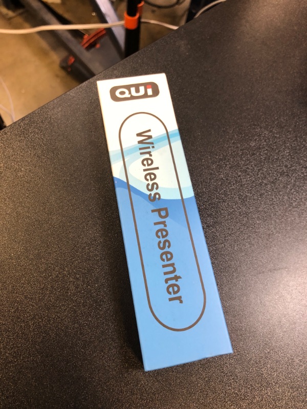 Photo 1 of QUI Presentation Clicker for PowerPoint, RF 2.4GHz USB Wireless Presenter Remote with Volume Control, PowerPoint Clicker Slide Advancer for Mac, Windows, Laptop, Keynote