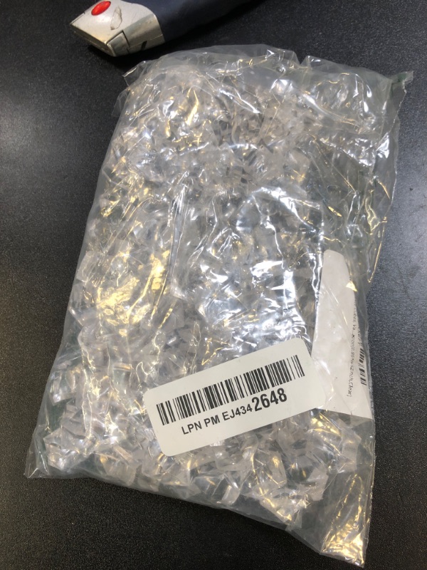 Photo 1 of Fake Crushed Ice Cubes, Vase Fillers, 150 pcs 16*22 mm Fake crushed Ice Cubes Artificial Acrylic Crystal Rocks Diamonds for Vase Fillers, Party Favor, Wedding Decoration (0.86*0.62inch,Clear)