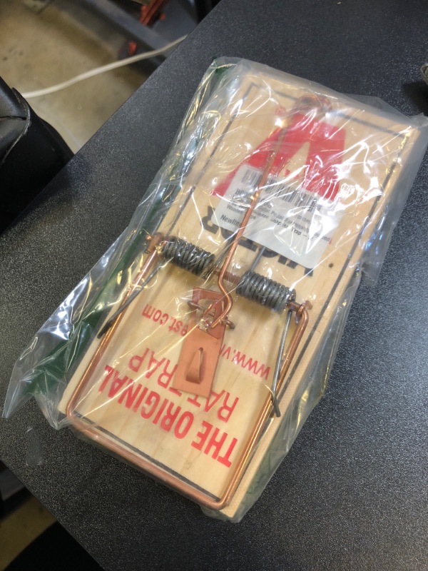 Photo 1 of Victor M200 Metal Pedal Sustainably Sourced FSC Wood Humane Snap Rat Trap -1 Wooden Trap