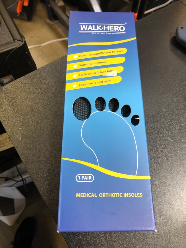 Photo 1 of Plantar Fasciitis Relief - Arch Support Insoles for Men Women, Shoe Inserts for Flat Feet, Orthotic Shoe Insoles All-Day Energy and Comfort with Every Step (Mens 11-11 1/2 | Womens 13-13 1/2)