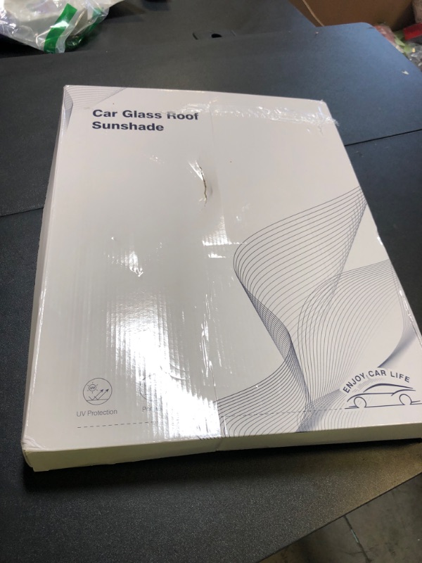 Photo 1 of Zanch 2025 Tesla New Model Y Juniper Accessories Sunshade Roof [Ice-Crystal Cooling Coatings, Heat Insulation] No Sag No Gaps Glass Roof Sun Shade for Model Y Juniper Accessories 2025-2026, Grey