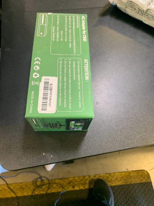 Photo 1 of Ponkor Power Supply for Xbox One, AC Cord Replacement Power Brick Adapter 100-240V Compatible with Xbox One