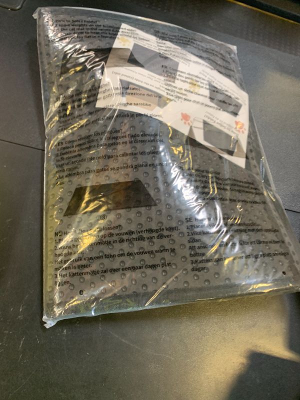 Photo 1 of Pieviev Cat ter Mat Double Layer Waterproof Urine Proof Trapping Mat 1 Pack (Black, 24x15 Inch (Pack of 1))