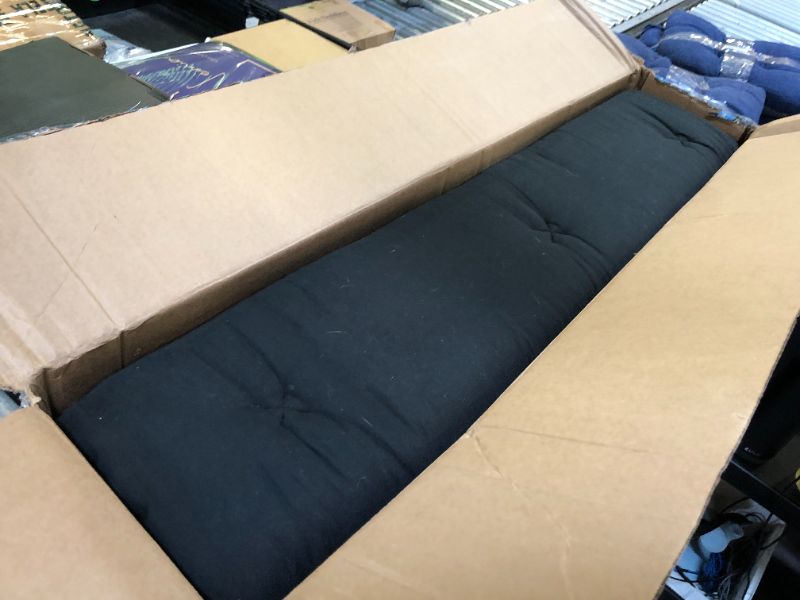 Photo 1 of Syrinx Japanese Floor Futon Mattress, Foldable Tatami Sleeping Pad for Adults & Kids, Roll-Up Floor Bed or Bench Cushion