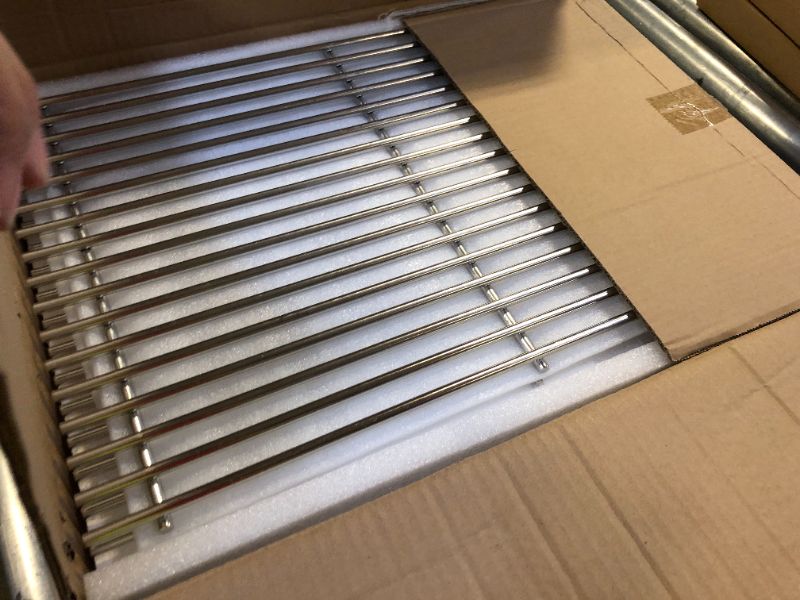 Photo 1 of Genesis e310 19.5" Premium Cooking Grates for Weber Genesis 300 Series E310/320/330, S310/320/330, EP310/320/330, Replacement for Weber 7528 7524, 7.02mm Solid Food Grade 304 Stainless Steel