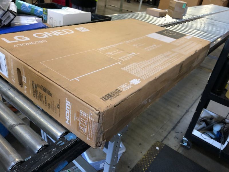 Photo 1 of LG 43-Inch Class QNED80T Series LED Smart TV 4K Processor Flat Screen with Magic Remote AI-Powered with Alexa Built-in (43QNED80TUC, 2024)