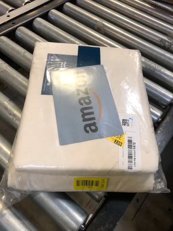 Photo 1 of Bedsure 100% Washed Cotton Duvet Cover King Size - Minimalist Natural White Cotton Duvet Cover Linen Like for All Seasons - GentleSoft™ Plain Simple Bedding, 3 Pieces (White, King, 104"x90")