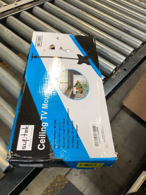Photo 1 of Suptek Ceiling TV Mount Fits Most 23-43 inch LCD LED Plasma Panel Display with Max VESA 200x200mm Loaded up to 35kg/77.16lbs Height Adjustable MC3260