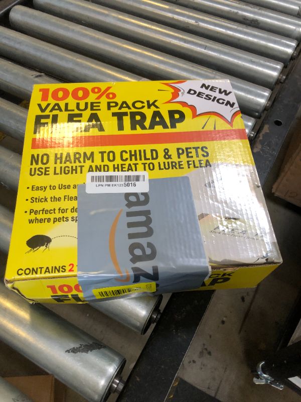Photo 1 of 2 Pack Flea Traps for Inside Your Home, Flea Light Traps for Home Indoor with 4 Bulbs and 8 Sticky Discs, Bed Bug Trap Safe to Pets and Kids