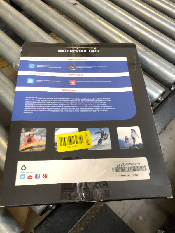 Photo 1 of AICase iPad Pro 12.9 inch 2021 Gen 5 Waterproof Protective Dustproof Shockproof Cover with 360 Full-Body Protection, with Lanyard and Kickstand