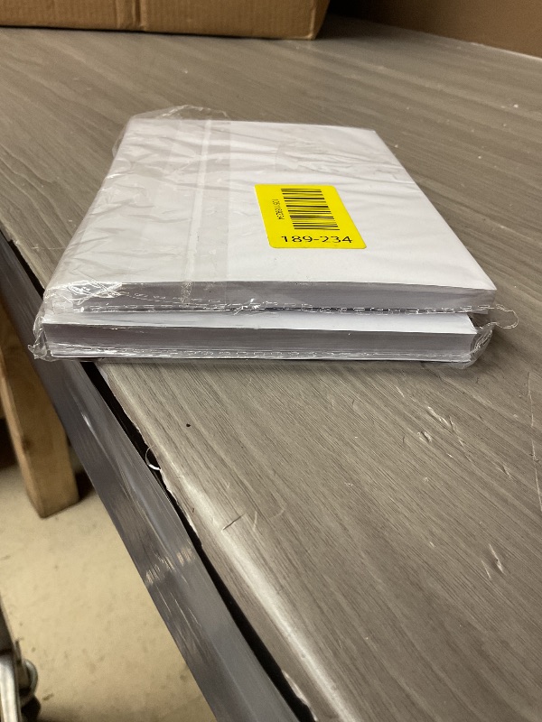 Photo 1 of 100 Pieces 5" x 7" White Cardstock, Heavyweight Cardstock Sheets Blank Invitation Paper Greeting Cards Printable, 74lb Cover 200 GSM/White