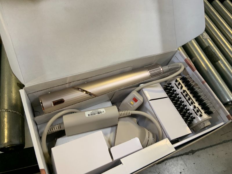 Photo 1 of Shark HD430REF (Refurbished) FlexStyle Air Styling & Drying System, Powerful Hair Dryer Brush & Multi-Styler with Auto-Wrap Curlers, Paddle Brush, Oval Brush, Concentrator Attachment, Stone (Renewed)