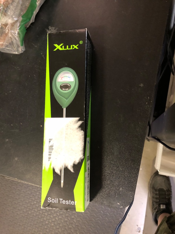 Photo 1 of XLUX Soil Moisture Meter, Plant Water Monitor, Hygrometer Sensor for Gardening, Farming, Indoor and Outdoor Plants, No Batteries Required