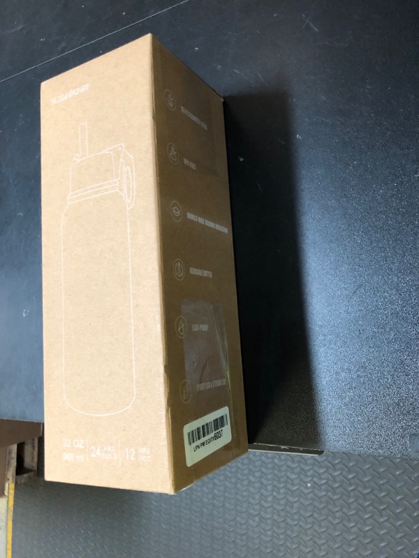 Photo 1 of KXIAOCHEN Insulated Water Bottle, Stainless Steel Water Bottle, 2 Lids (Straw and Handle Lid),Wide Mouth Metal Water Bottles Keep Hot and Cold, Double Walled, Thermo Mug, Metal Canteen