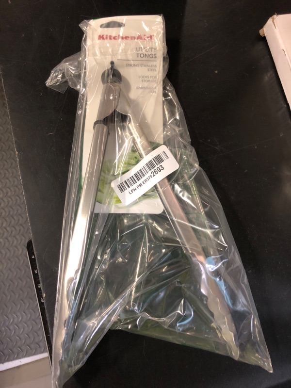 Photo 1 of KitchenAid Stainless Steel Utility Tongs, 12 Inch