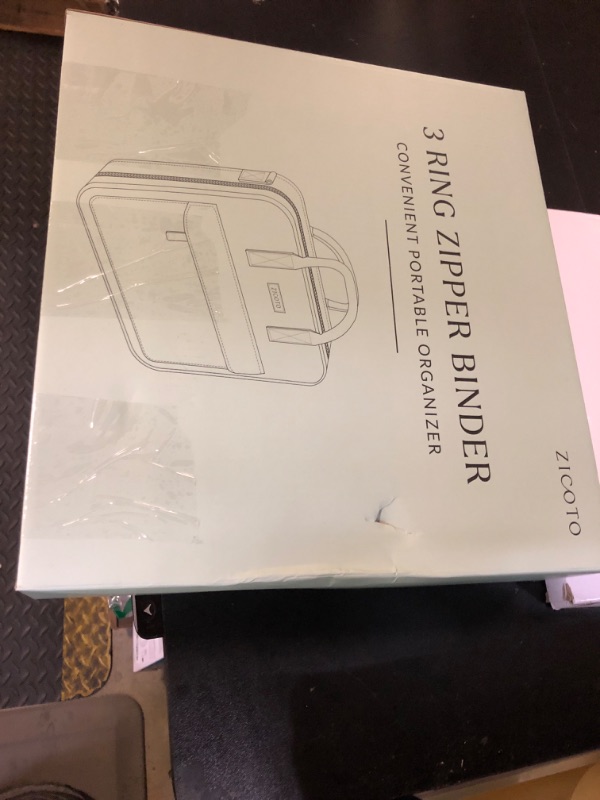 Photo 1 of Sturdy 3 Ring Zipper Binder With Shoulder Strap For School - Beautiful 2 Inch Zip Up Binder with Extra Pockets Holds 500 Sheets, Books & Laptop - Easy to Carry Trapper Keeper Made Of Premium Fabrics
