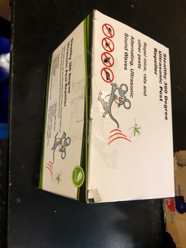 Photo 1 of 2 Pack Ultrasonic Pest Repellent Plug in, Indoor Electronic Deterrent for Mouse,Mice,Rat,Squirrel,Roach,Ant, Spider,Rodent Control for Kitchen,Garage, Attic, Home