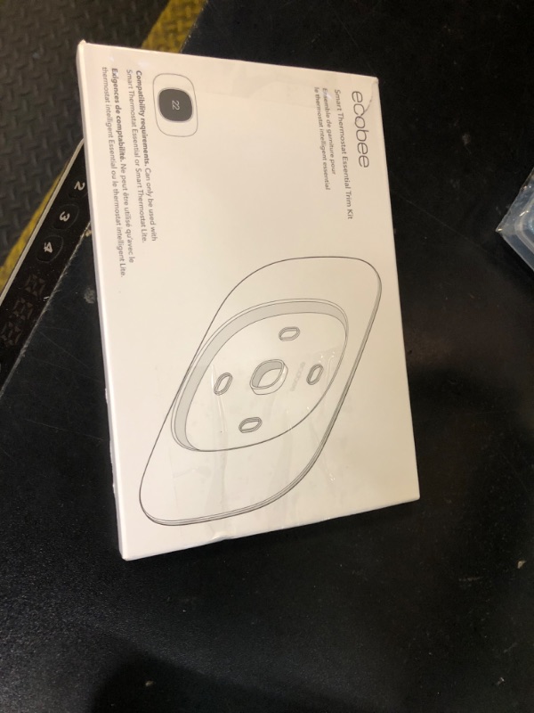 Photo 1 of ecobee Trim Plate - Made for ecobee Smart Thermostat Essential - Programmable WiFi Thermostat Accessory
