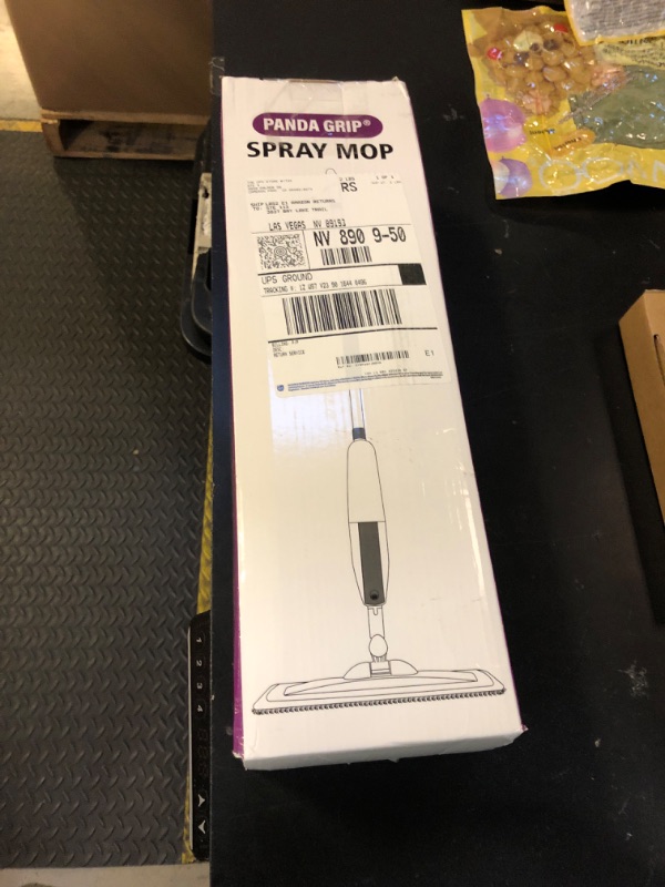 Photo 1 of Mops for Floor Cleaning Wet Spray Mop with 14 oz Refillable Bottle and 3 Washable Microfiber Pads Home or Commercial Use Dry Wet Flat Mop for Hardwood Laminate Wood Ceramic