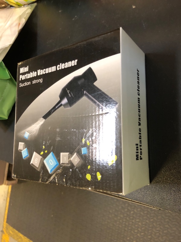 Photo 1 of Honlibey New Cordless Mini Computer Vacuum, Portable Vacuum Cleaner Keyboard Cleaner Kit - Cleaning Dust, Hairs, Crumbs, Scraps, Ash for Laptop, Keyboard, Computer,Car, Pet House, Sewing Machine