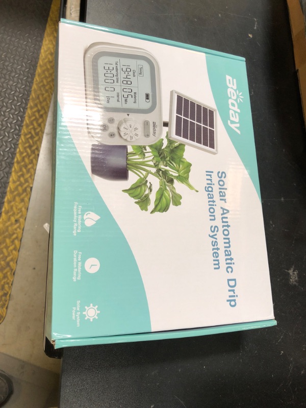 Photo 1 of Solar Automatic Drip Irrigation System Houseplant Auto Self Watering Device Waterer for 15 Potted Plants Outdoor Indoor Garden Balcony Vacation While Away