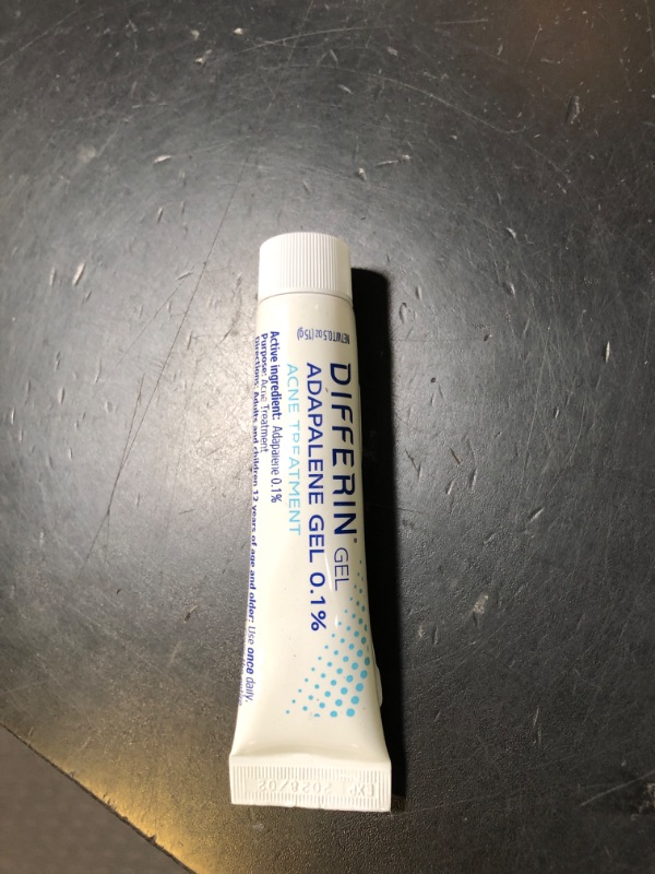 Photo 1 of Differin Acne Treatment Gel, 30 Day Supply, Retinoid Treatment for Face with 0.1% Adapalene, Gentle Skin Care for Acne Prone Sensitive Skin, 15g Tube (Packaging May Vary)