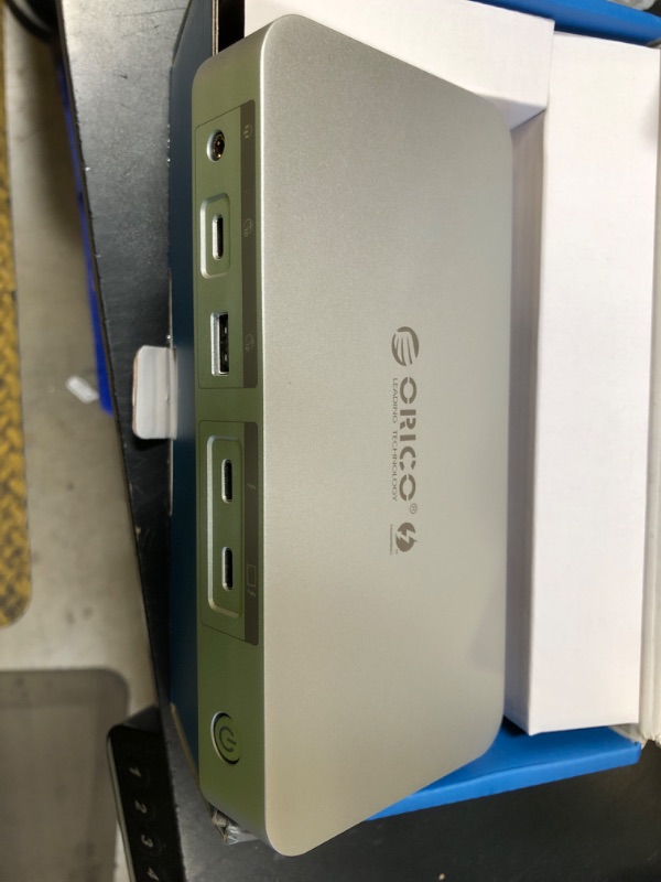 Photo 1 of ORICO Thunderbolt 4 Dock,40Gbps 12-in-1 HUB Docking Station Support Single 8K/Dual 4K and Daisy Chain Expansion,Compatible HDMI/DP Port,SD/TF Slots Ideals for Media Editor-TB4