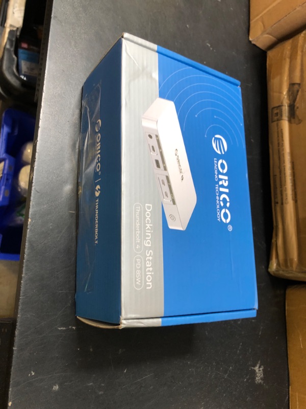 Photo 1 of ORICO Thunderbolt 4 Dock,40Gbps 12-in-1 HUB Docking Station Support Single 8K/Dual 4K and Daisy Chain Expansion,Compatible HDMI/DP Port,SD/TF Slots Ideals for Media Editor-TB4