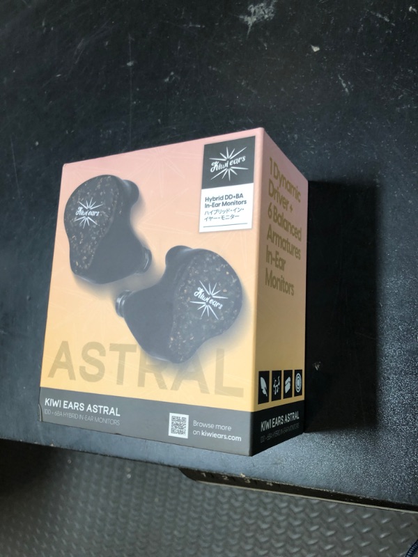 Photo 1 of Linsoul Kiwi Ears Astral 1DD+6BA Hybrid in Ear Monitor, Wired Earbuds, HiFi Studio Recording &Mixing Earphone, Portable Gaming IEMs for Professional Music Engineers Audiophiles (Yellow)